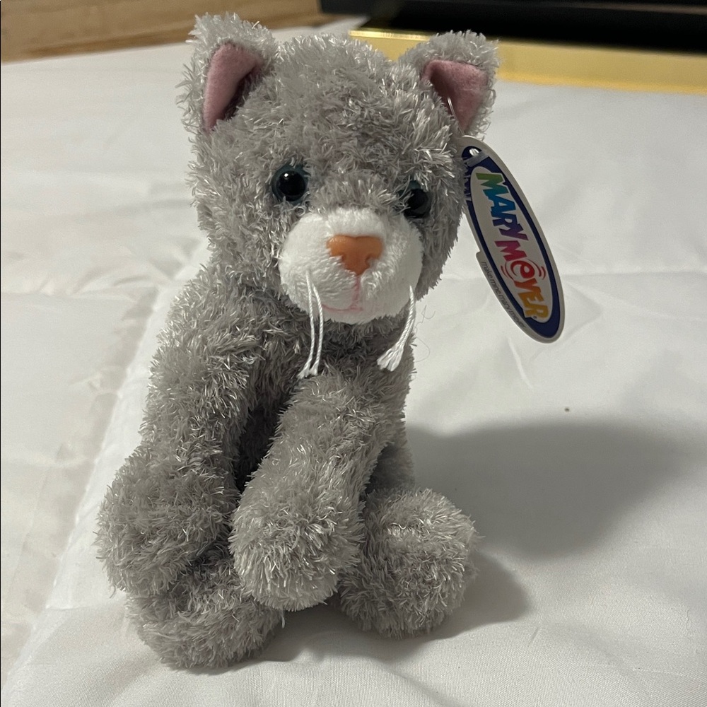 Mary Meyers Vintage Gray Plush kitten
